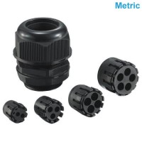 Fevas metric M401.5 Waterproof Electronic nylon Cable Gland nylon 66 black and gray two color