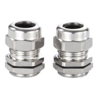 uxcell PG7 Cable Gland Waterproof Plastic Joint Adjustable Locknut for 3-6.5mm Dia Cable Wire 2Pcs